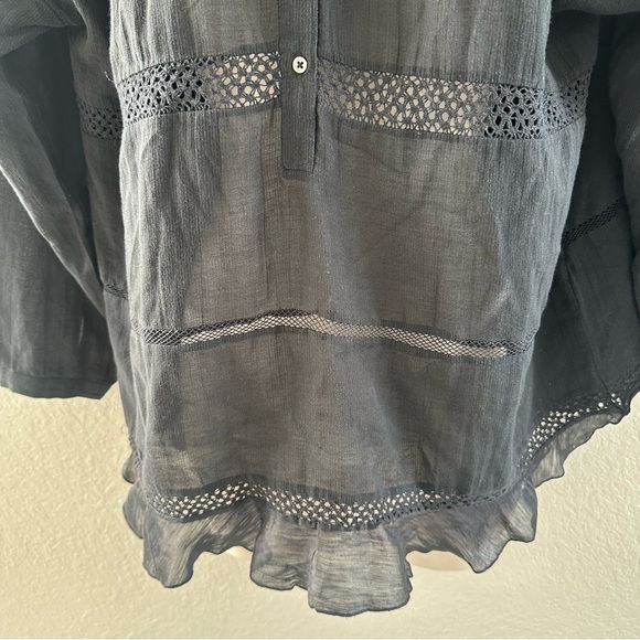 Isabel Marant Etoile Black Button Up Blouse - Picture 4 of 9